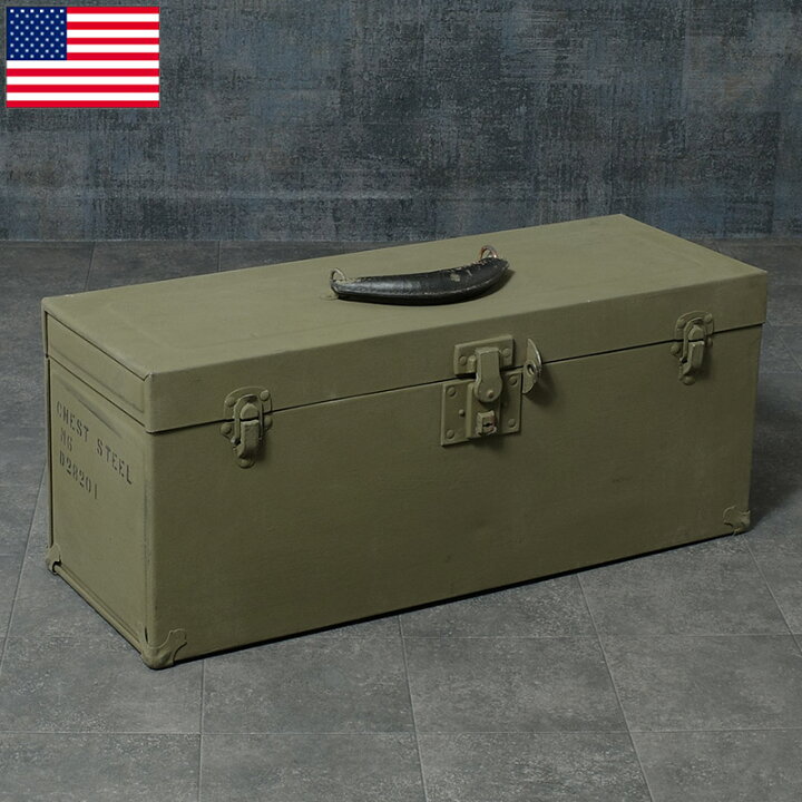楽天市場】米軍 WW2 M6 スチール ツールボックス オリーブ デッド 