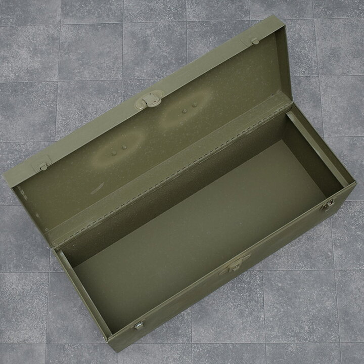 楽天市場】米軍 WW2 M6 スチール ツールボックス オリーブ デッド 