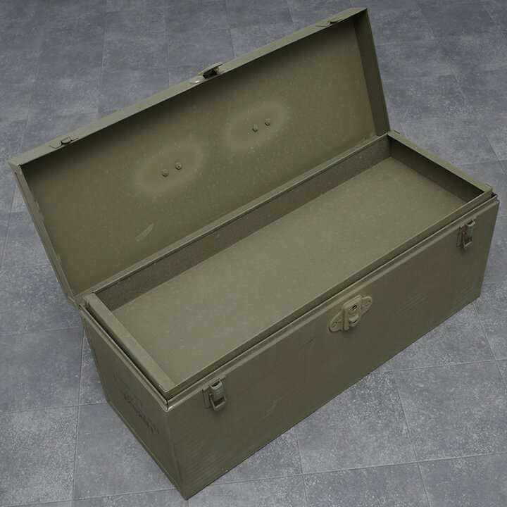 楽天市場】米軍 WW2 M6 スチール ツールボックス オリーブ デッド 