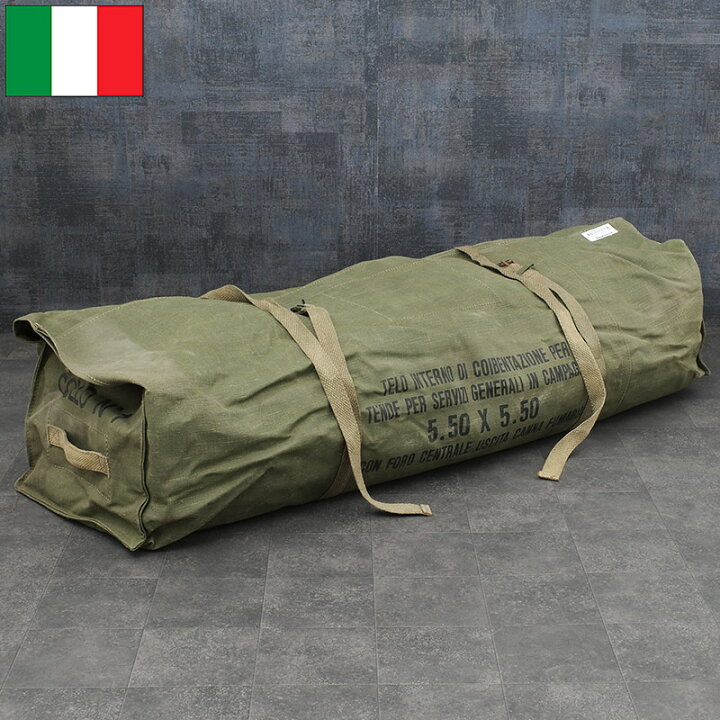 楽天市場】イタリア軍 リネンキャンバス テントケース オリーブ デッド 