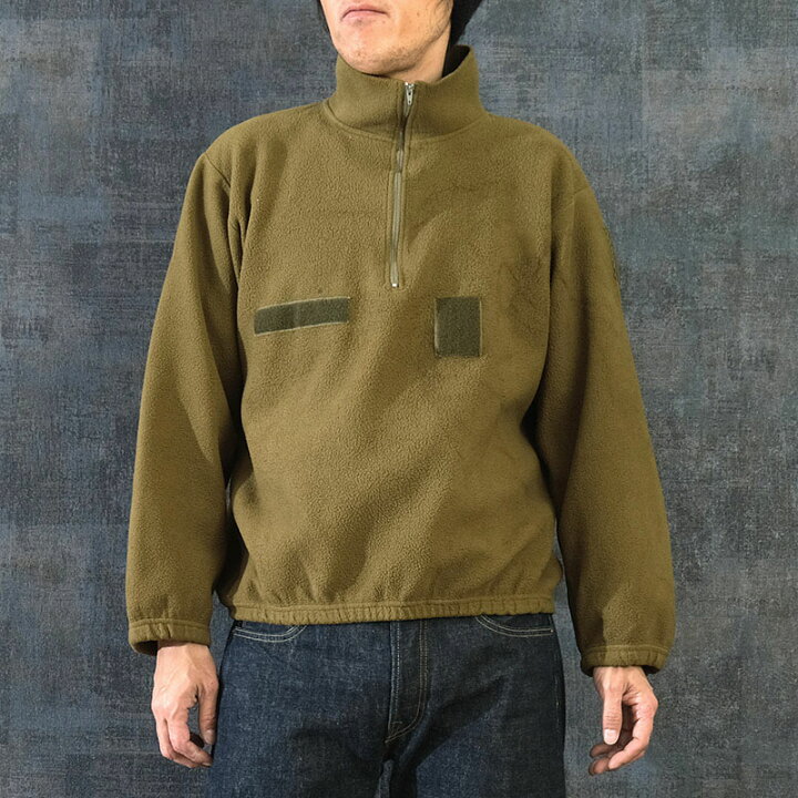 楽天市場】イタリア軍 プルオーバー フリースジャケット オリーブ USED 
