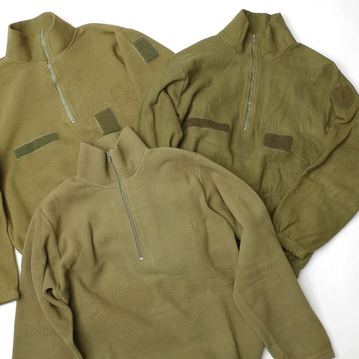 楽天市場】イタリア軍 プルオーバー フリースジャケット オリーブ USED
