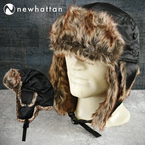 NEWHATTAN j[nb^ #NHN6007 AVIATOR HAT ArG[^[nbg pCbgLbv tCgLbv TROOPER HAT g[p[Lbv t@[Lbv {ALbv nbgsXq hLbv 