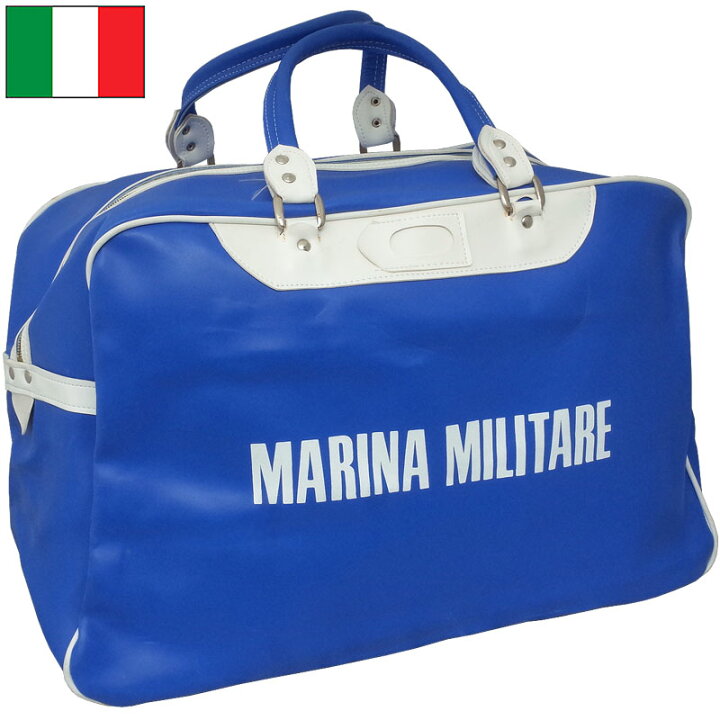 楽天市場】イタリア軍 MMI スポーツ ボストンバッグ ブルー PVCタイプ1 