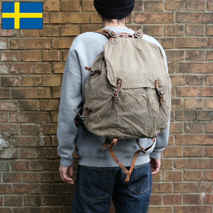 楽天市場】スウェーデン軍 M39 リュックサック フレーム付き USED  