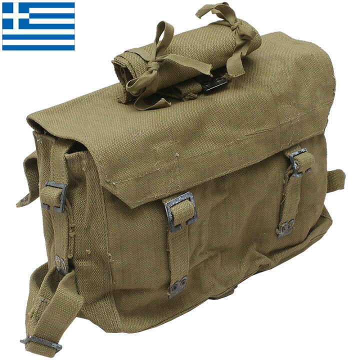 楽天市場】ギリシャ軍 キャンバス バックパック USED BS196UN リュック 