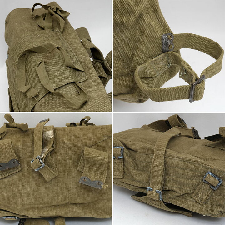 楽天市場】ギリシャ軍 キャンバス バックパック USED BS196UN リュック 