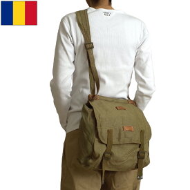 ルーマニア軍 キャンバスショルダーバッグ USED BS169UN