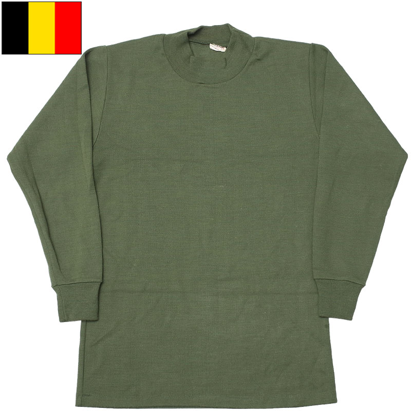 市販 ベルギー軍 スウェットシャツ グリーン USED 再再販