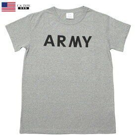 1点ならメール便可 米軍タイプ ARMY 半袖Tシャツ グレー 新品 JT026YNメンズ プリントTシャツ ティーシャツ ロゴT ミリタリーTシャツ アーミーTシャツ ショートスリーブ ハーフスリーブ