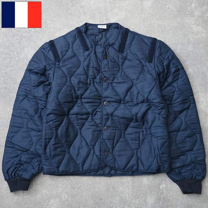 楽天市場】フランス軍 MP キルティング ライナージャケット ネイビー 