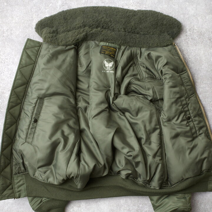 楽天市場】米軍タイプ B-15D MIL-J-6251 フライトジャケット JJ405YN 