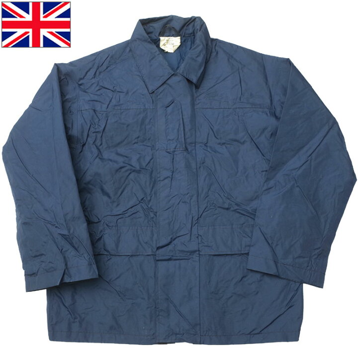 楽天市場】イギリス軍 RAF レインジャケット ナイロン ブルー USED 