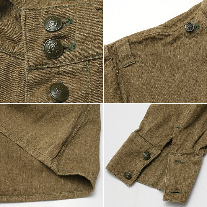 楽天市場】ソビエト軍 M43 プルオーバーシャツ ルパシカ USED ソ連軍 