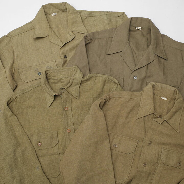 楽天市場】米軍 M37 ウールシャツ 長袖 カーキ USED アメリカ軍 GI 