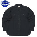 BUZZ RICKSON'S バズリクソンズ #BR29143 ブラック シャンブレー ワークシャツ WILLIAM GIBSON COLLECTIONメンズ 男性 ミリタリー トップス ロングスリーブ カジュアル アメカジ 春 秋 冬 黒 ウィリアム ギブソン