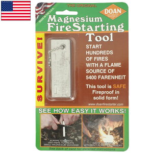���[���։� �ČR �t�@�C���[�X�^�[�^�[ �f�b�h�X�g�b�N EE713NN Doan Magnesium Firestarter ���� �ΑŐ� ������ �΋N���� FIRE STARTING TOOL �L�����v �A�E�g�h�A ���W���[ �����~���^���[ �R�� �R���m