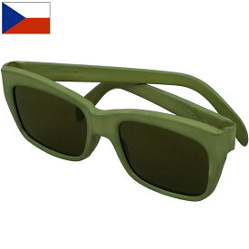 チェコ軍 サングラス グリーンフレーム デッドストック EE685NN メガネ 眼鏡 カジュアル 雑貨 実物ミリタリー 本物軍用放出品 軍モノ 軍物
