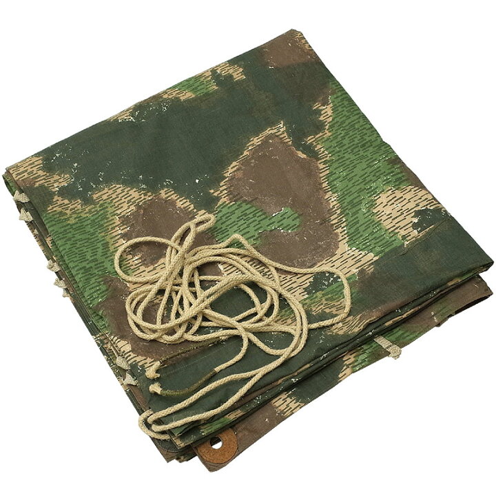 楽天市場】チェコ軍 50s テントシート クラウドカモ デッドストック 