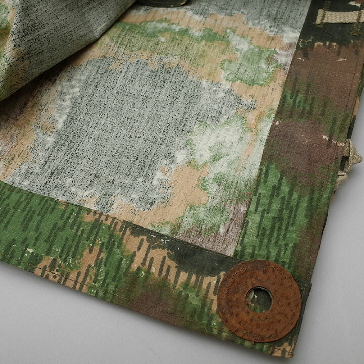楽天市場】チェコ軍 50s テントシート クラウドカモ デッドストック  