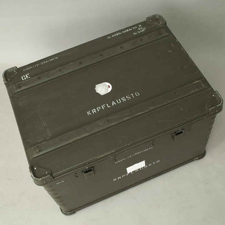 楽天市場】ドイツ軍 A20 アルミボックス ZARGES オリーブ 80×60×50cm 