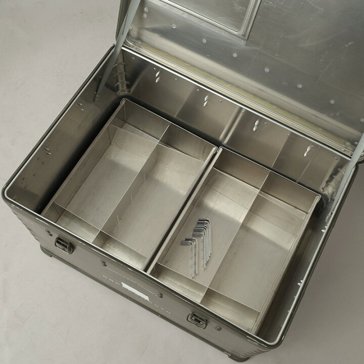 楽天市場】ドイツ軍 A20 アルミボックス ZARGES オリーブ 80×60×50cm 