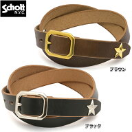 Schott ショット #782-5971002[7823971001](3129046) パーフェクト ベルト ナロー 細ベルト ワンスター H…