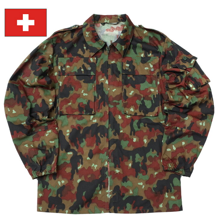 楽天市場】スイス軍 M-83 カモジャケット デッドストック JJ069NN M83 