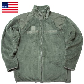 米軍 Gen3 Level3 ECWCS フリースジャケット UD237ジェネレーション3 レベル3 第3世代 メンズ フォリッジ トップス アウター レイヤード 防寒 ジップアップ 冬