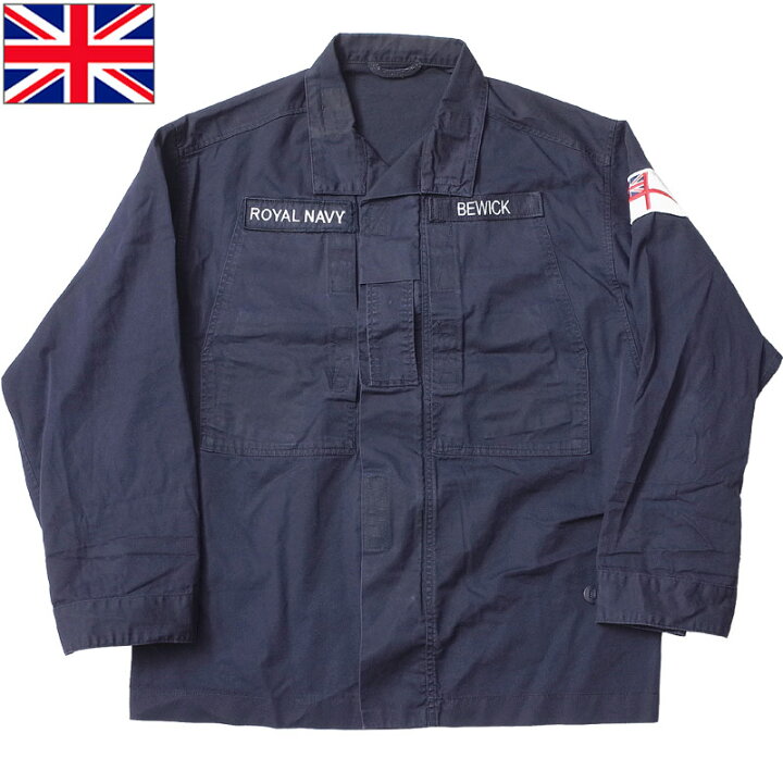 楽天市場】イギリス軍 Royal Navy コンバットジャケット ネイビー USED 