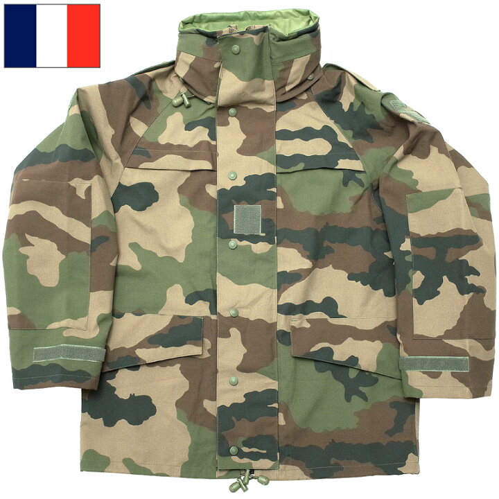 楽天市場】フランス軍 3レイヤー 防水 マイクロファイバーパーカー CCE  