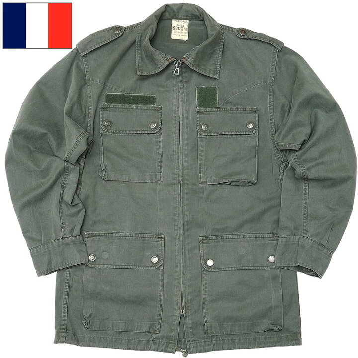 楽天市場】フランス軍 AF フィールドジャケット HBT オリーブ USED  