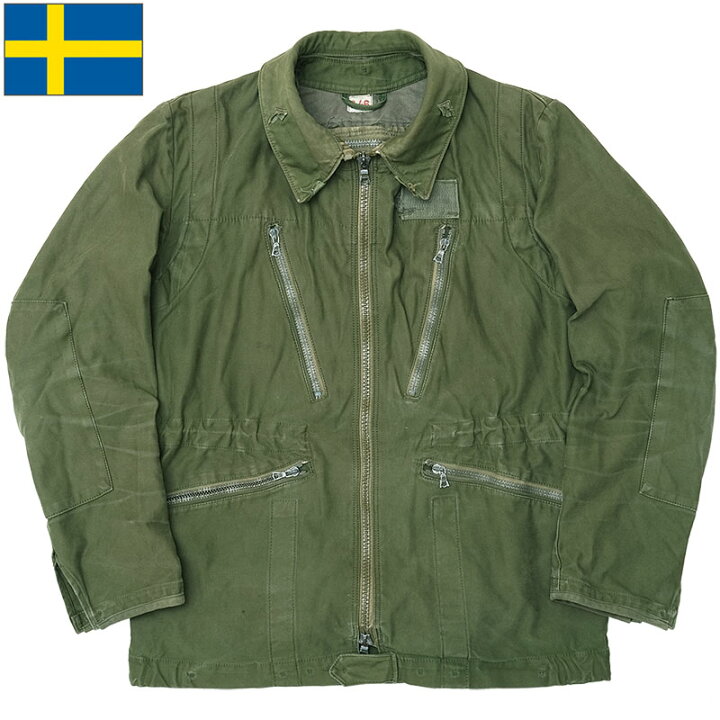 楽天市場】スウェーデン軍 M69 タンカースジャケット グリーン USED 