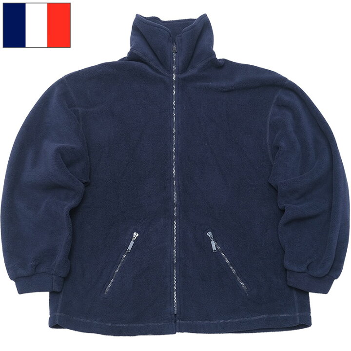 楽天市場】フランス軍 フリースジャケット ネイビー USED JJ344UN 