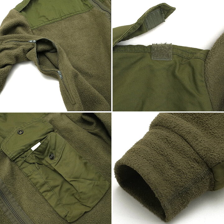 楽天市場】カナダ軍 コンバット フリースジャケット オリーブ USED 