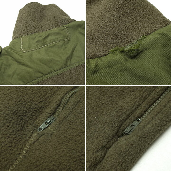 楽天市場】カナダ軍 コンバット フリースジャケット オリーブ USED 