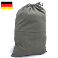 メール便可 ドイツ軍 コットン ランドリーバッグ オリーブ USED BE025UN