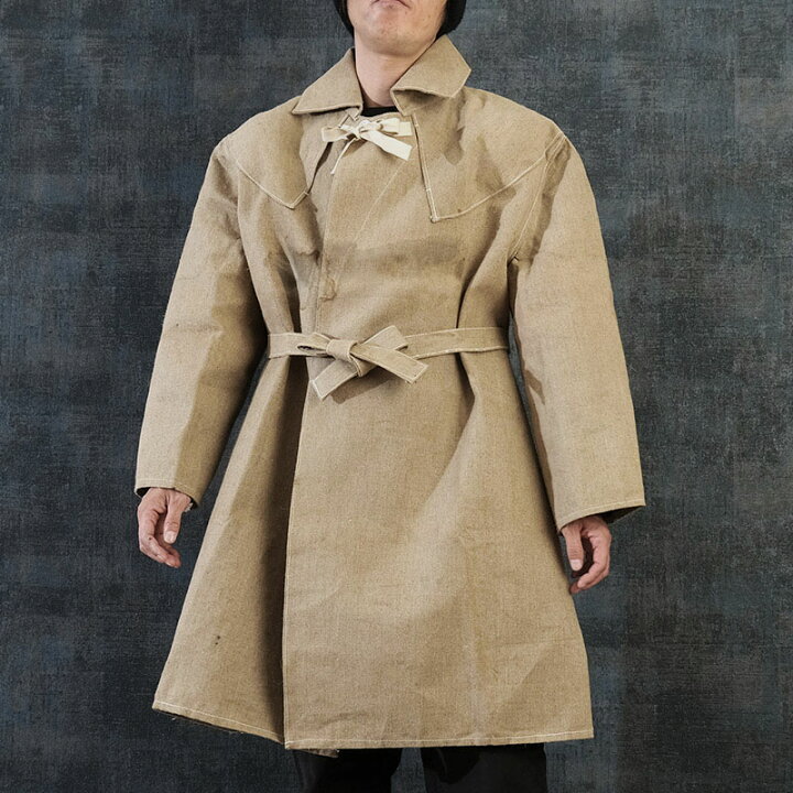 楽天市場】イタリア軍 50s メカニックコート リネン デッドストック 