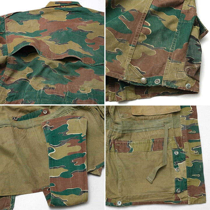 楽天市場】ベルギー軍 50s デニソンスモック ジャケット ジグソーカモ 