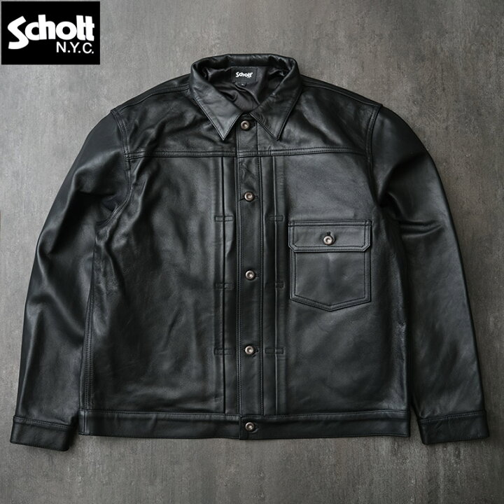 楽天市場】Schott ショット #7823950128 シープレザー トラッカー 