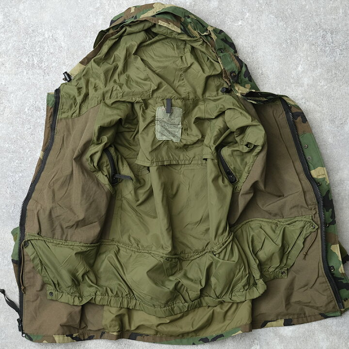楽天市場】米軍 ECWCS パーカー GEN1 後期型 ウッドランド USED 