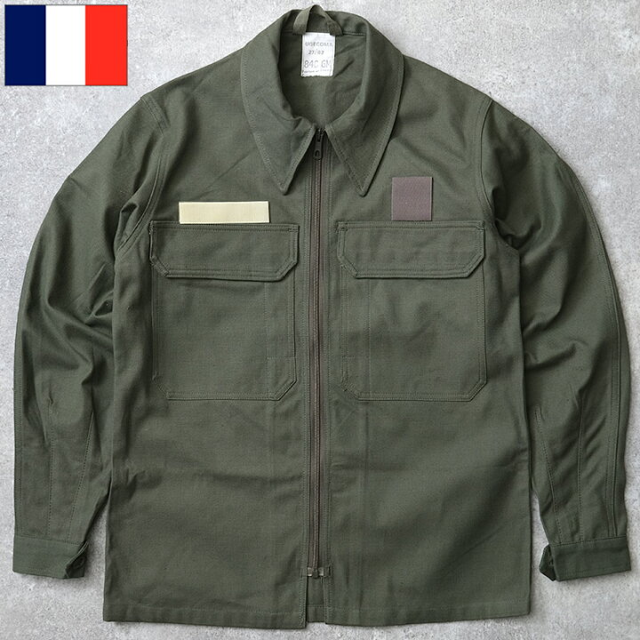 楽天市場】フランス軍 AF ワークジャケット オリーブ デッドストック 