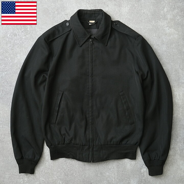 楽天市場】米軍 ARMY アカデミージャケット ポリウール ブラック 