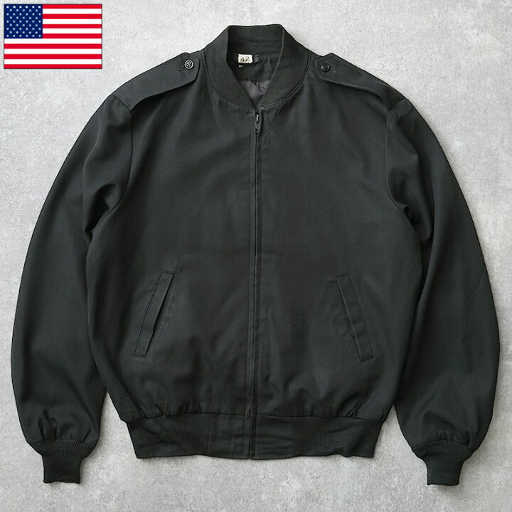 楽天市場】米軍 NAVY オフィサージャケット ポリウール ブラック 