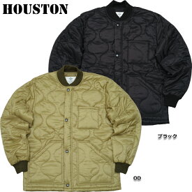 HOUSTON ヒューストン #51134 CWU-9P フライト ジャケット CWU9P メンズ 男性 アウター ブルゾン キルティング シンサレート 中綿 リップストップ ポケット ミリタリー