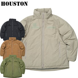 ノベルティープレゼント HOUSTON ヒューストン #51331 プリマロフト レベル7 ジャケットメンズ 男性 LEVEL7 PRIMALOFT アウター ブルゾン ミリタリージャケット ビッグシルエット 大きめ 防寒 冬 レプリカ ECWCS エクワックス ユニオン