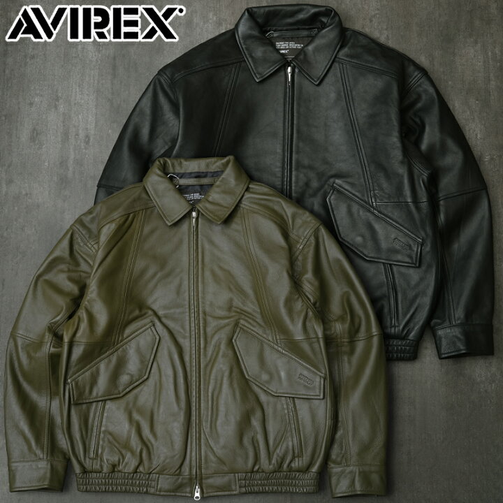 楽天市場】AVIREX アビレックス #7835150008 レザー CWU ブルゾン 
