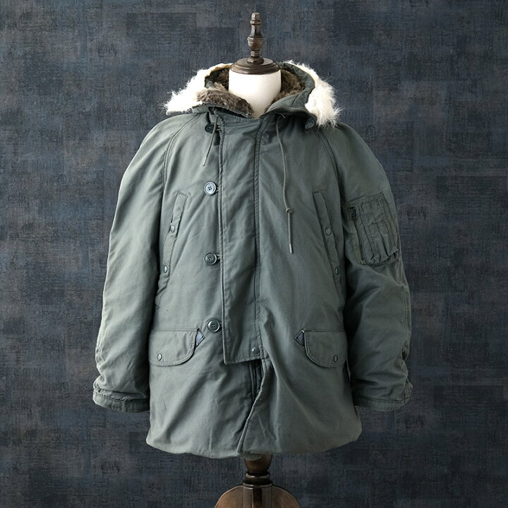 楽天市場】米軍 N-3B フライトジャケット 70-90年代 USED ZJP535UN 