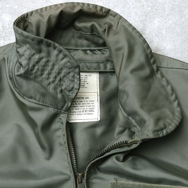 楽天市場】米軍 CWU-36/P フライトジャケット USED ZJJ572UN アメリカ 
