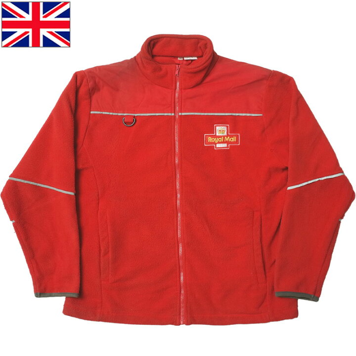 楽天市場】イギリス郵便局 ロイヤルメールフリースジャケット レッド 